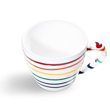 GMUNDNER KERAMIK Rainbow, Coffee Cup Gourmet (0.2L) Tableware, handmade in Austria on sale